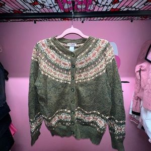 Tiara international button up cardigan